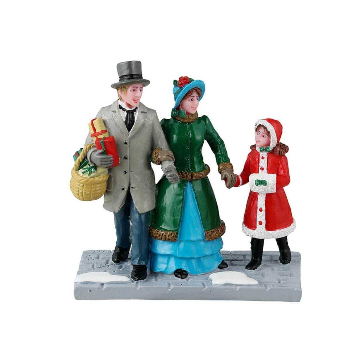 Famiglia Vittoriana "Christmas Eve Shopping" - Lemax
