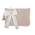 Pochette Artigianale con Applicazione Farfalla 20x15 cm - Fiori di Lena