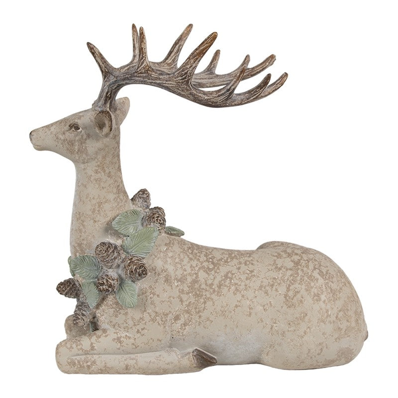 Cervo in Poliresina 31x16x29 cm - Clayre e Eef
