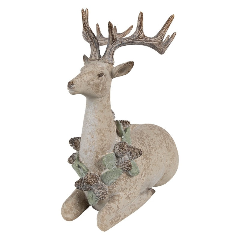 Cervo in Poliresina 31x16x29 cm - Clayre e Eef
