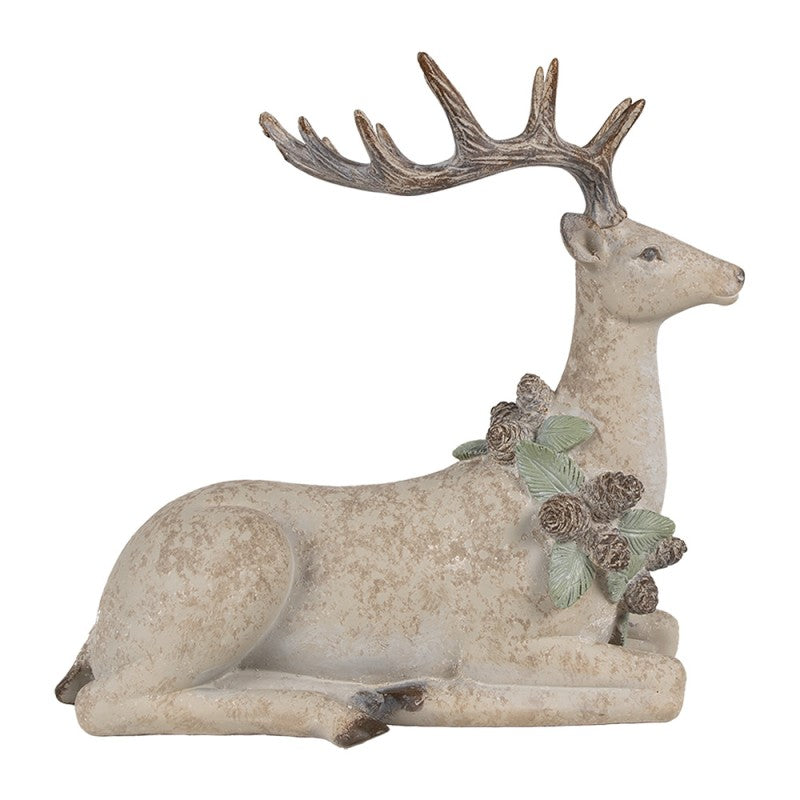 Cervo in Poliresina 31x16x29 cm - Clayre e Eef