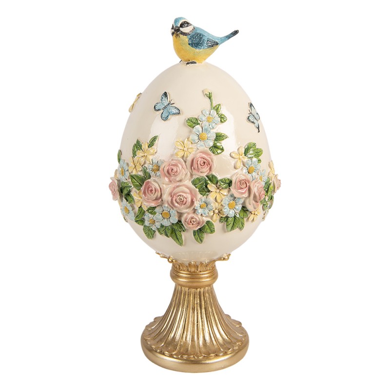 Uovo con Uccellino 16x33 h cm - Clayre e Eef