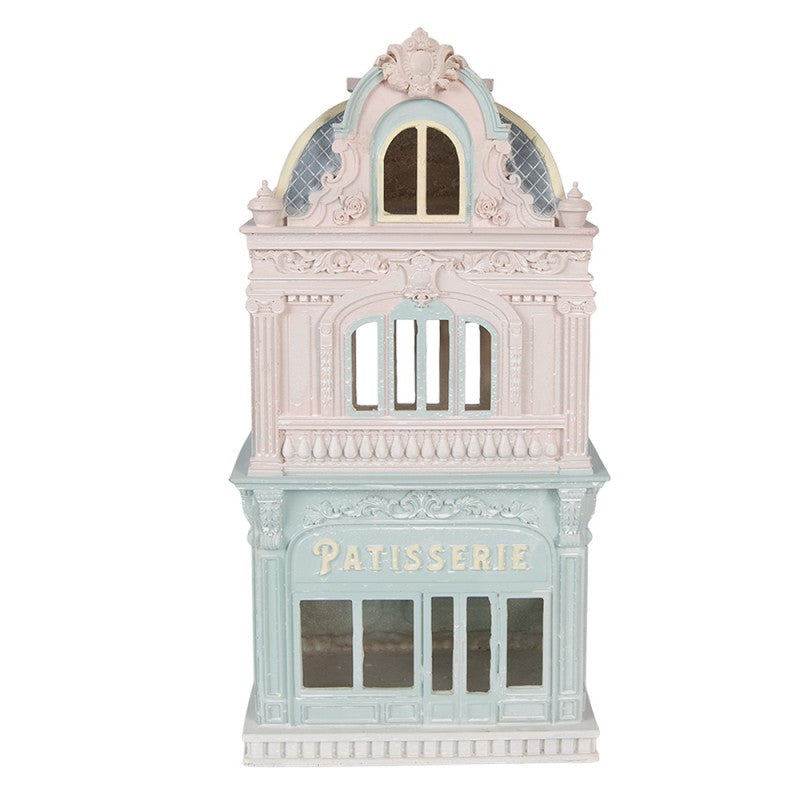 Casetta Decorativa in Poliresina dallo Stile Pastello 19x15x38 h cm - Clayre e Eef