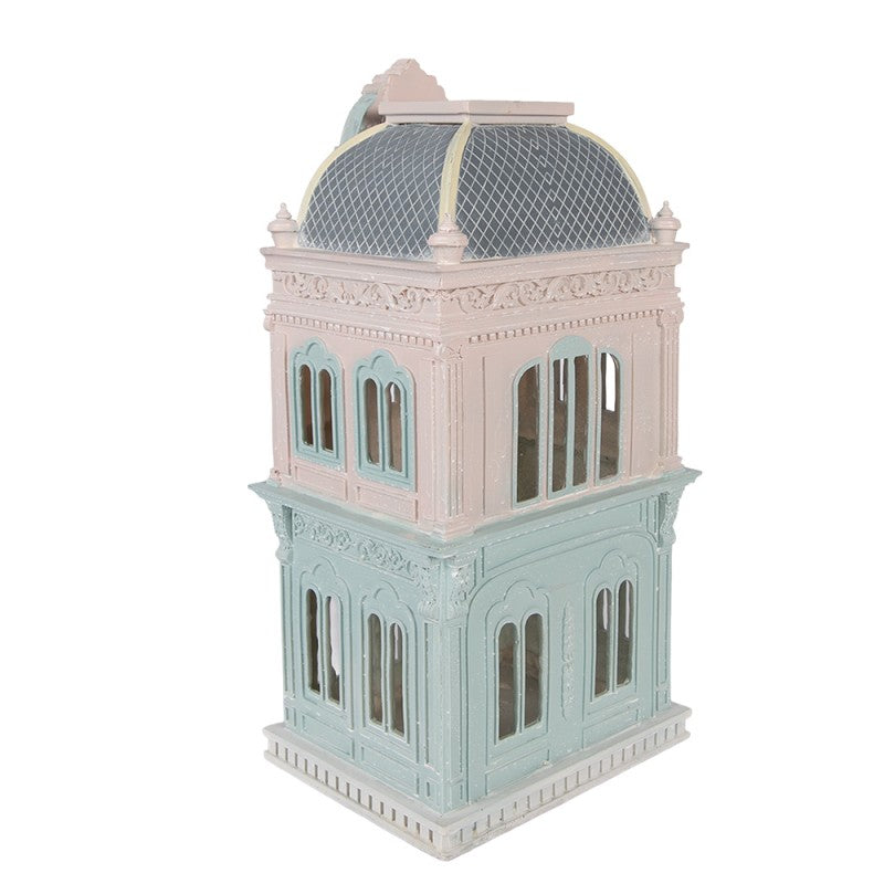 Casetta Decorativa in Poliresina dallo Stile Pastello 19x15x38 h cm - Clayre e Eef