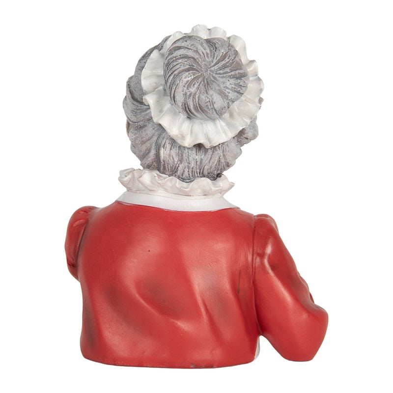 Statuetta di Natale in Resina Mamma Natale 19x18x23 cm - Clayre e Eef