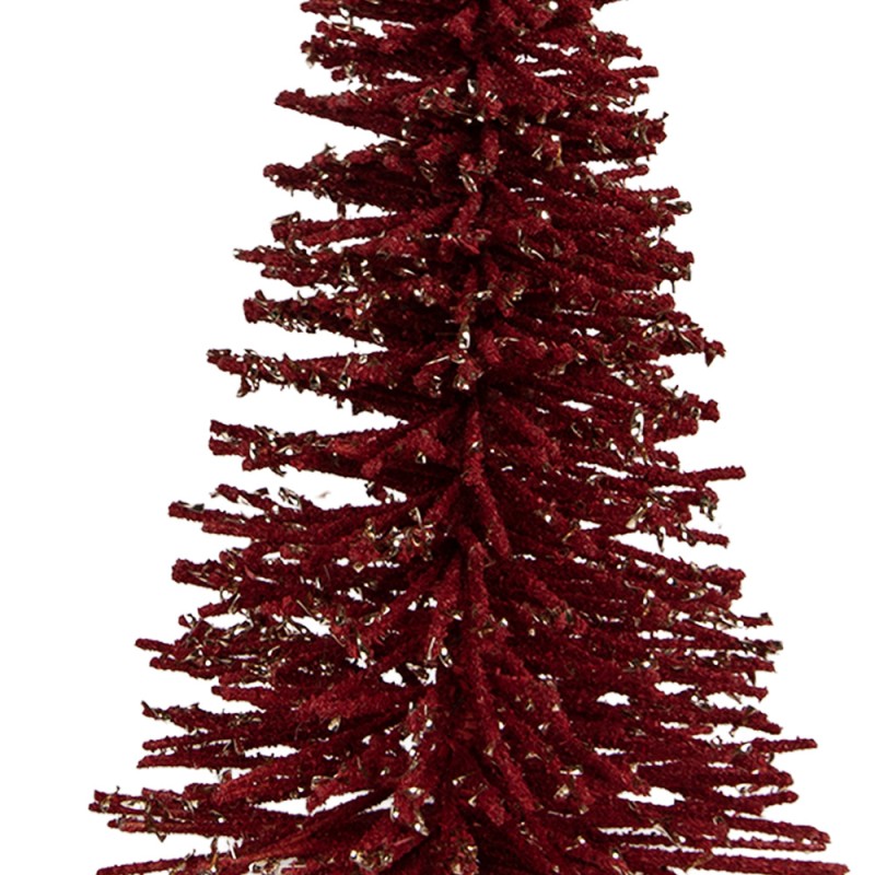 Statuetta Decorativa di Natale in Legno Rosso 30 h cm - Clayre e Eef