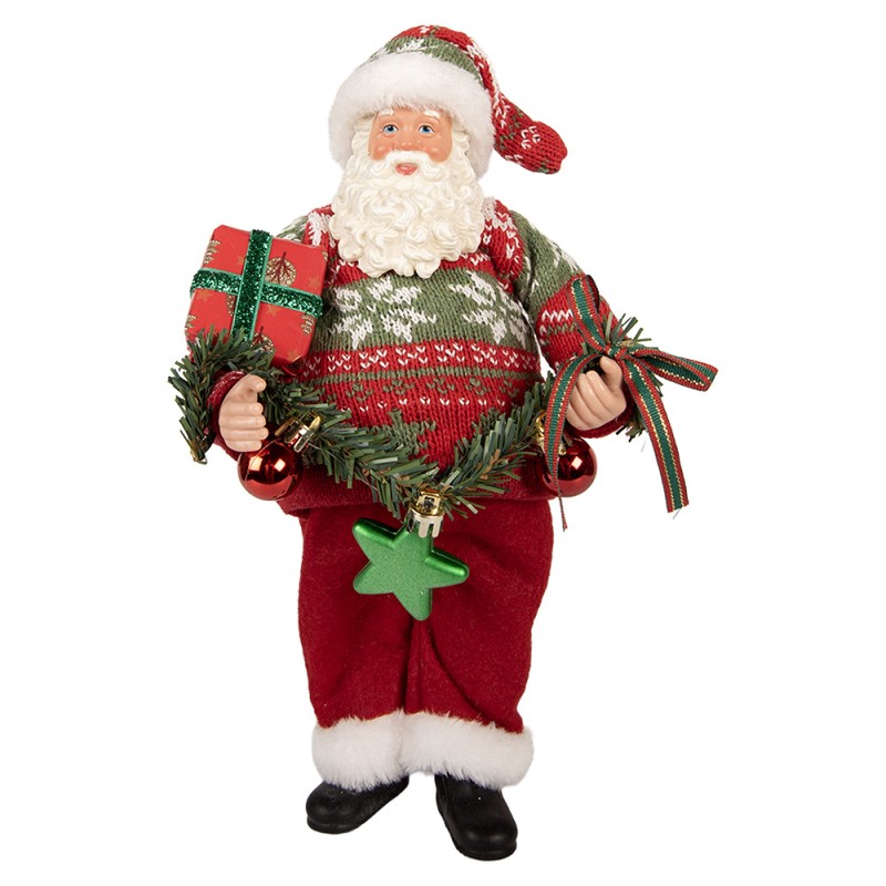 Babbo Natale con Ghirlanda - Clayre e Eef