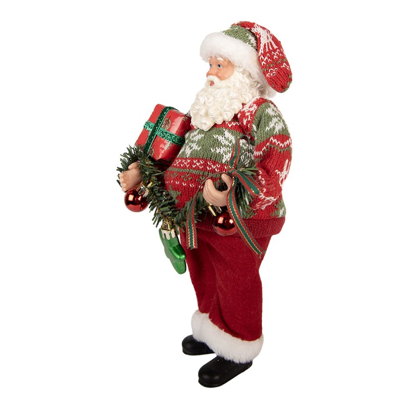 Babbo Natale con Ghirlanda - Clayre e Eef