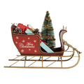 Slitta in Metallo con Dettagli Festivi 30x15x22 cm - Clayre e Eef