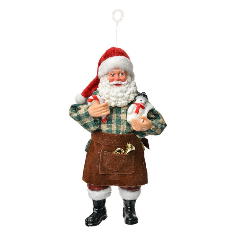 Decorazione Babbo Natale con Tromba 17 h cm - Clayre e Eef