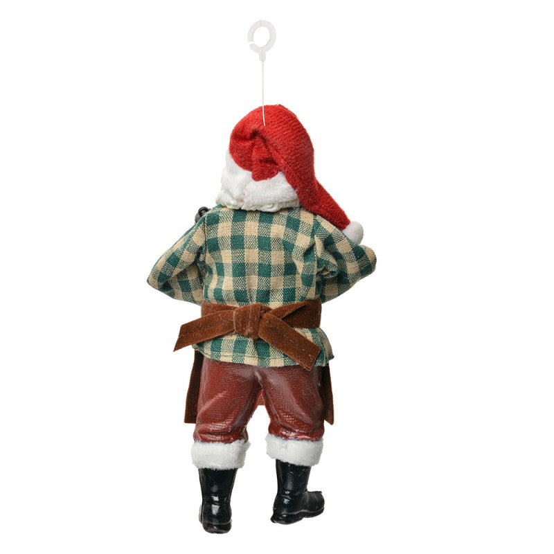 Decorazione Babbo Natale con Tromba 17 h cm - Clayre e Eef