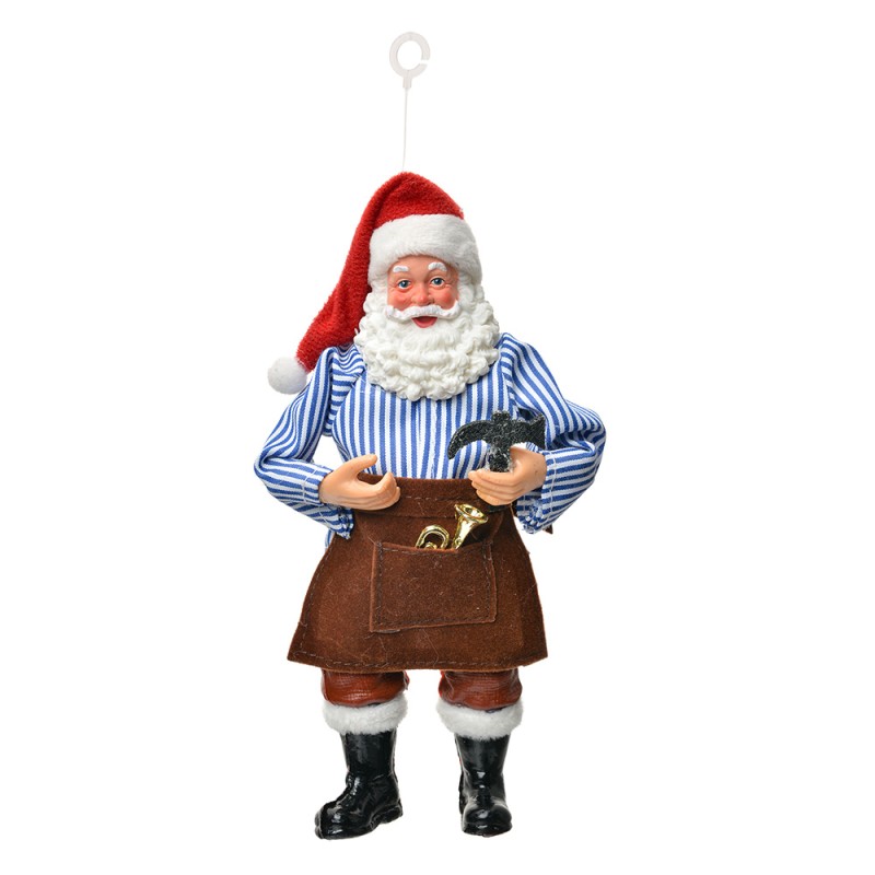 Decorazione Babbo Natale Falegname 17 h cm - Clayre e Eef