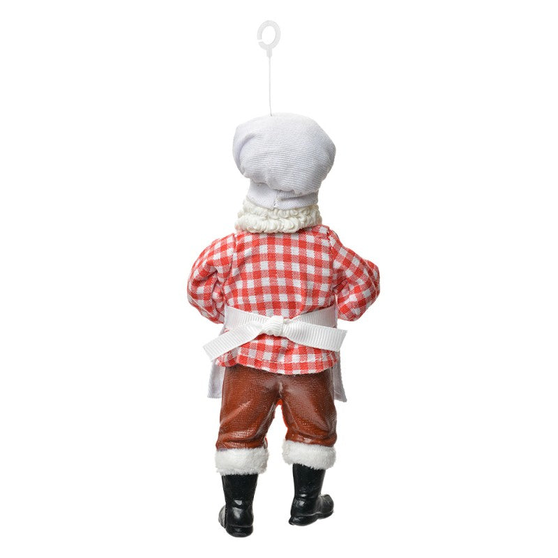 Decorazione Babbo Natale con Pan di Zenzero 17 h cm - Clayre e Eef