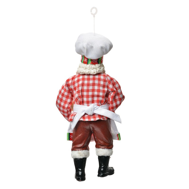 Decorazione Babbo Natale Pasticciere 17 h cm - Clayre e Eef