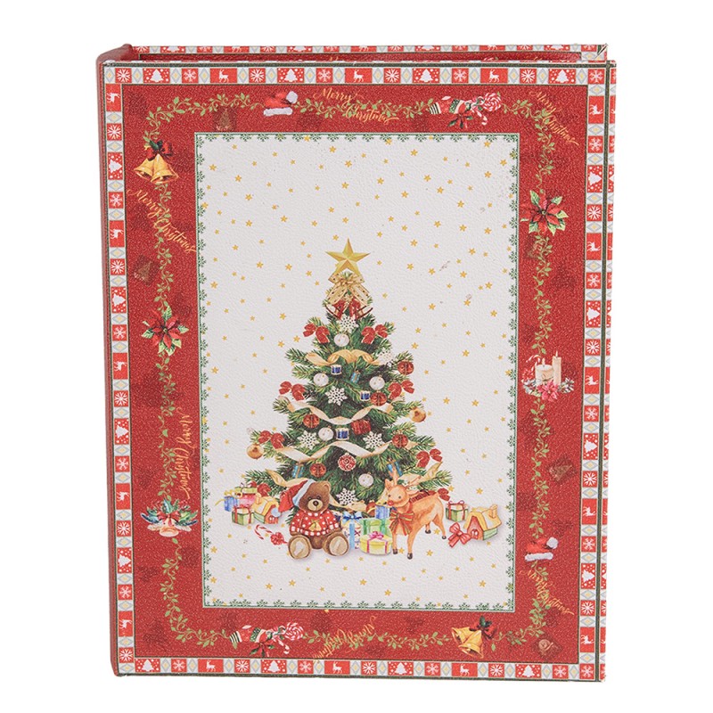 Set di 3 Libri Decorativi in MDF Rosso - Clayre e Eef