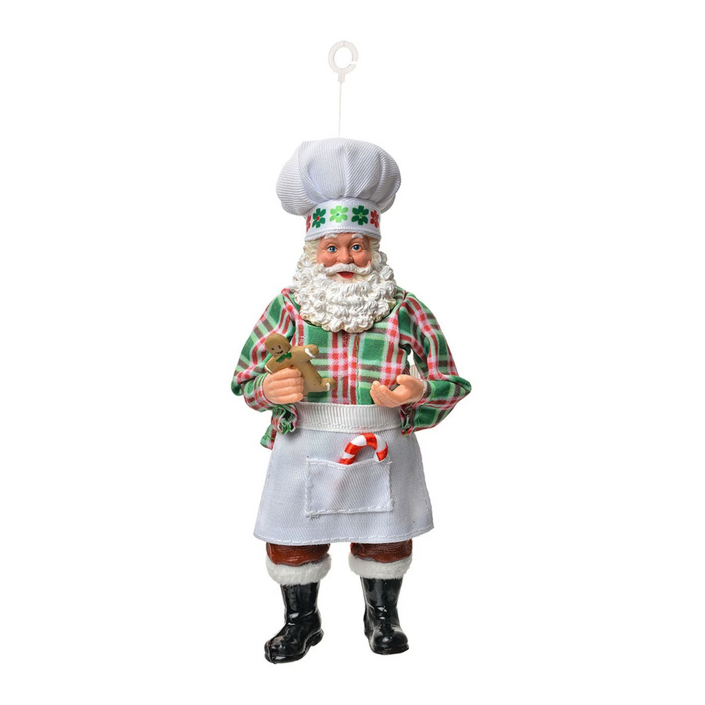 Decorazione Babbo Natale Pasticciere 17 h cm - Clayre e Eef