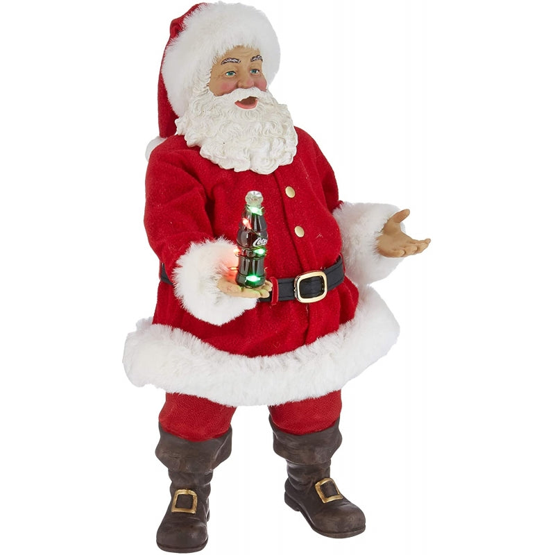 Babbo Natale e Bottiglia di Coca Cola 27 cm – Kurt Adlers