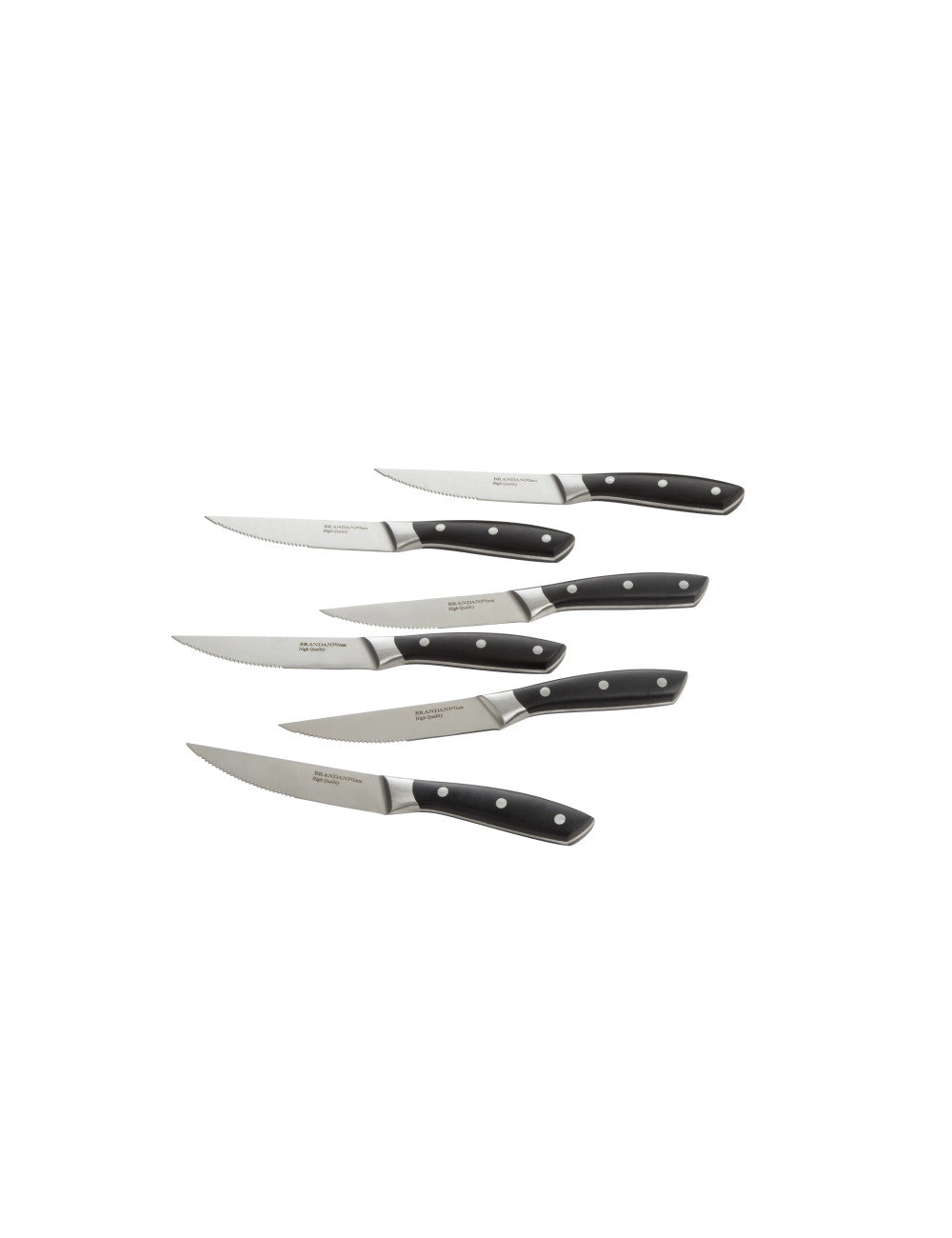 Set 6 Coltelli da Bistecca in Acciaio Inox Forgiato - Brandani