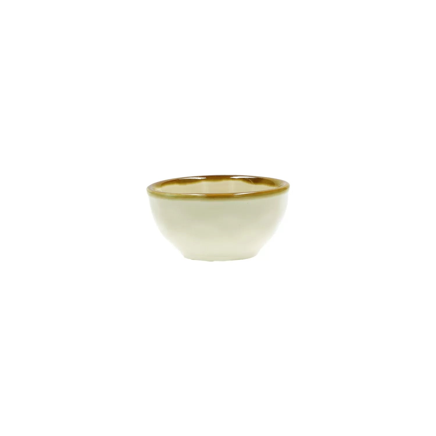 Ciotolina in Ceramica Avorio 7 cm - Rose e Tulipani