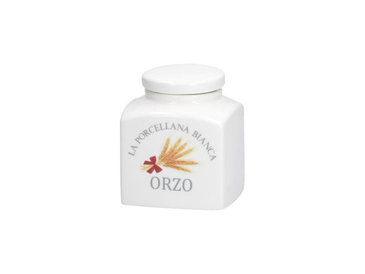Barattolo Orzo in Porcellana Bianca da 0,5 Lt - La Porcellana Bianca