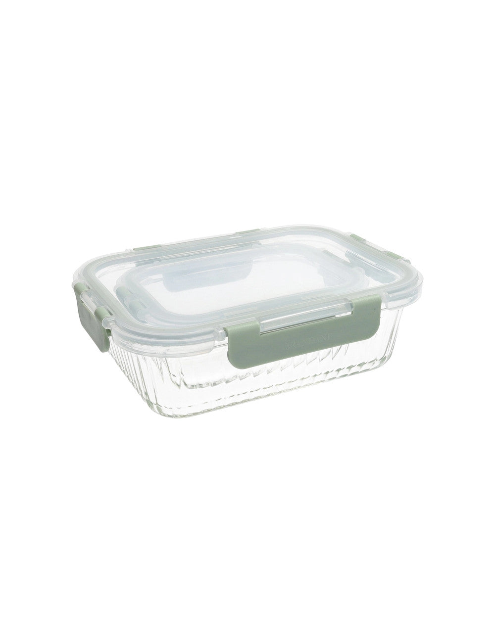 Set 2 Pezzi Contenitore Ermetico in Vetro Borosilicato- Brandani
