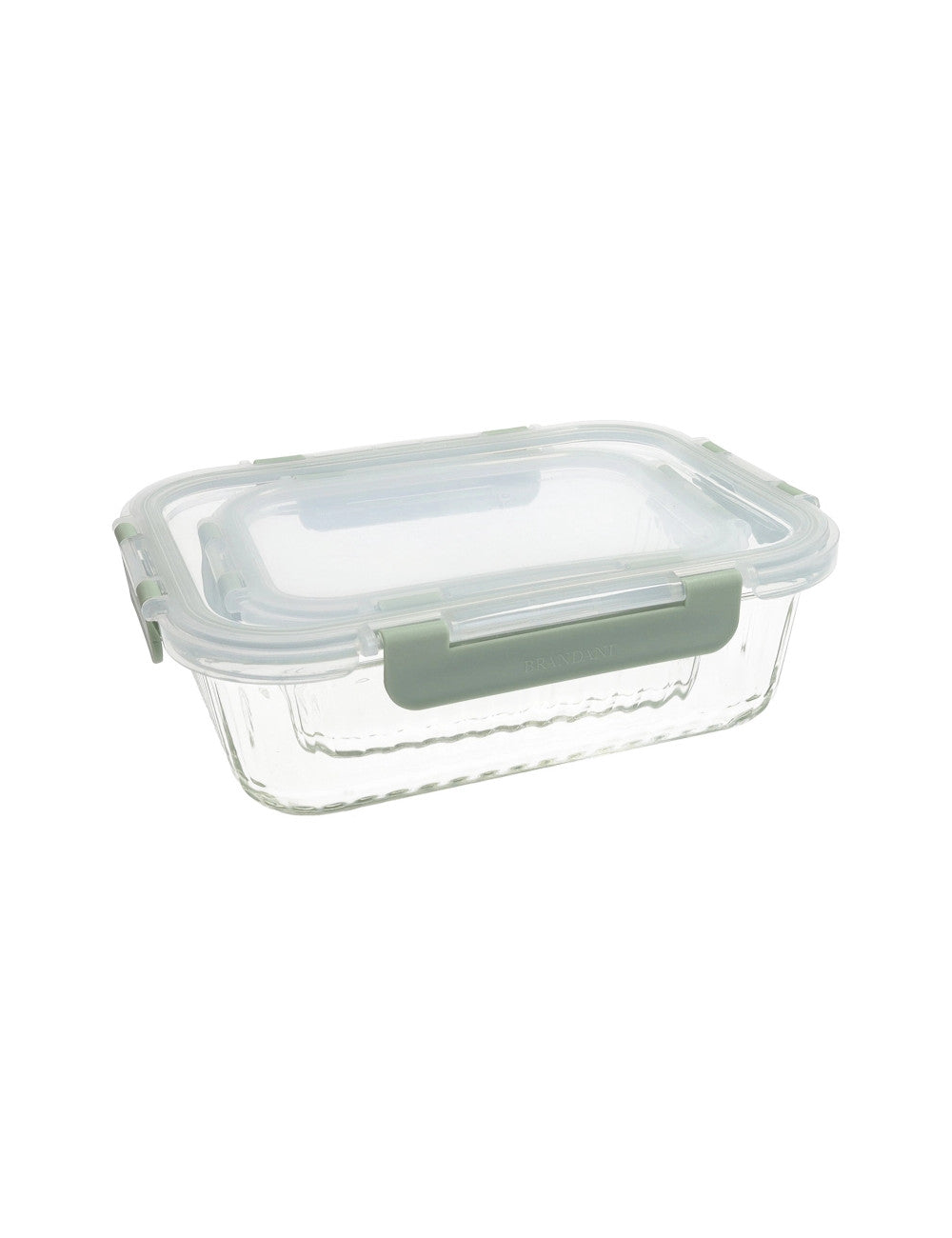 Set 2 Pezzi Contenitore Ermetico in Vetro Borosilicato- Brandani