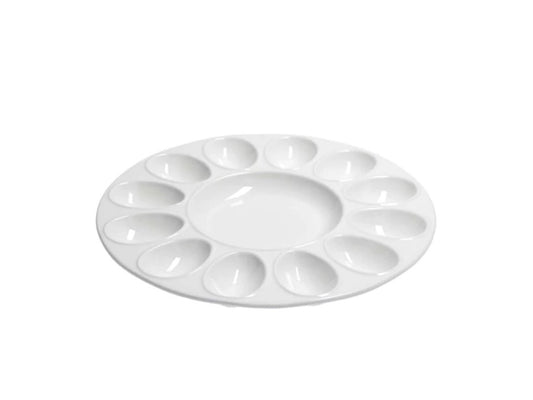 Vassoio Uova Ø 26,5 cm- La Porcellana Bianca