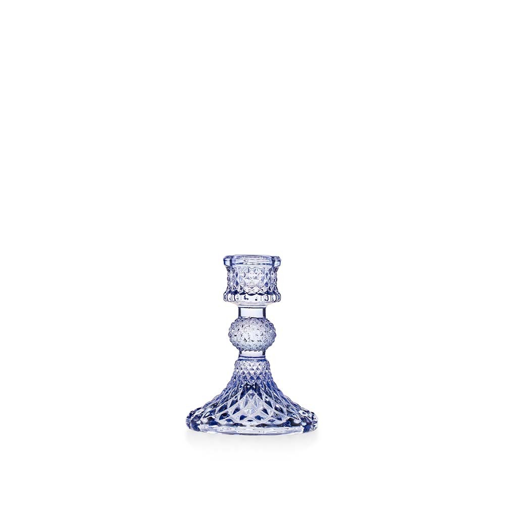 Candeliere in Vetro Pressato Colorato 10.2 cm – Emò