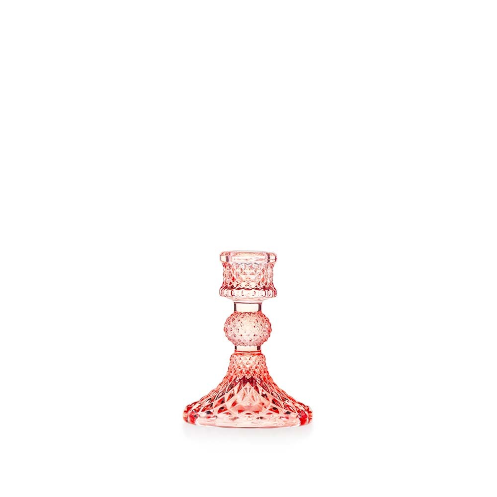 Candeliere in Vetro Pressato Colorato 10.2 cm – Emò