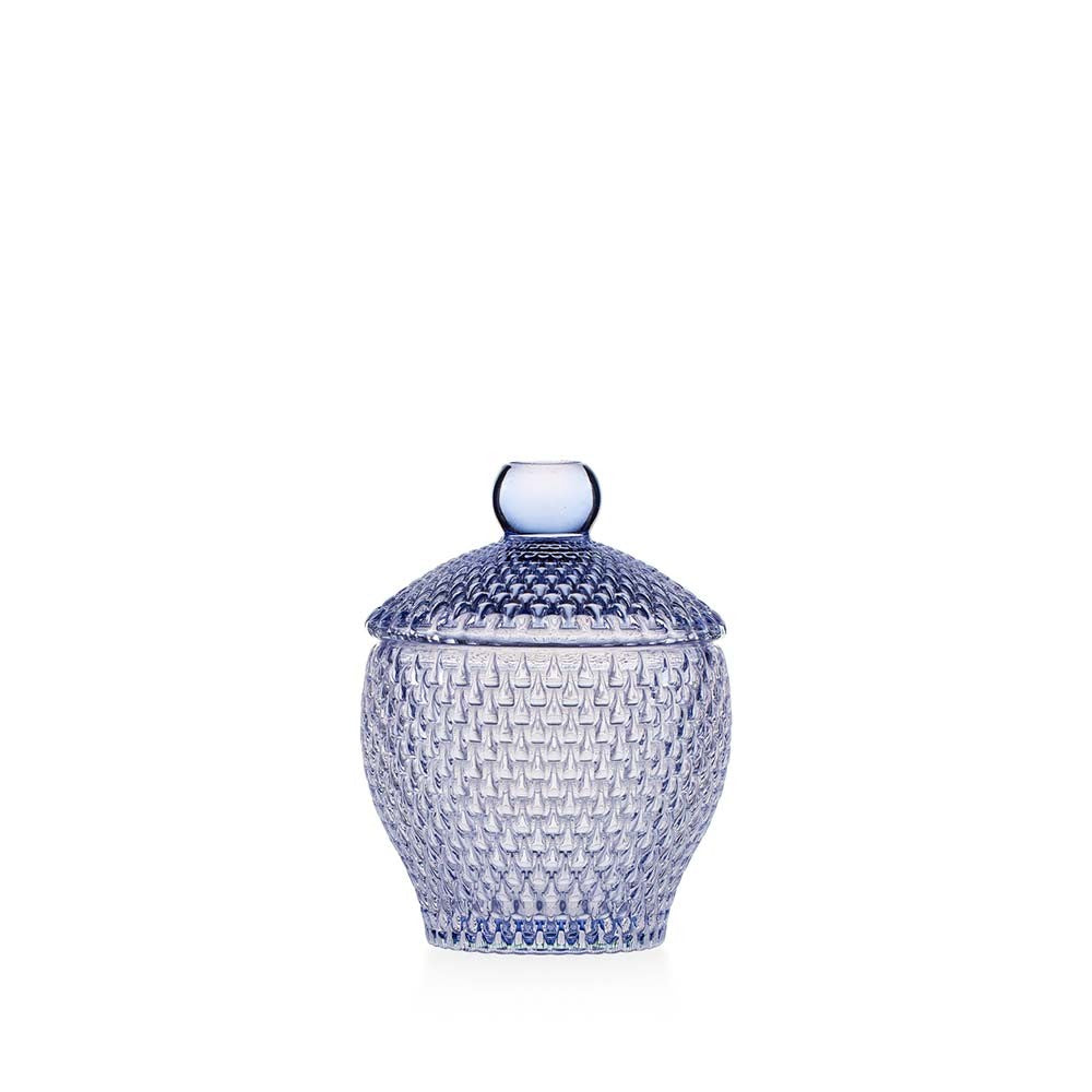 Scatola Grande in Vetro Pressato Colorato 13.5 cm - Emò