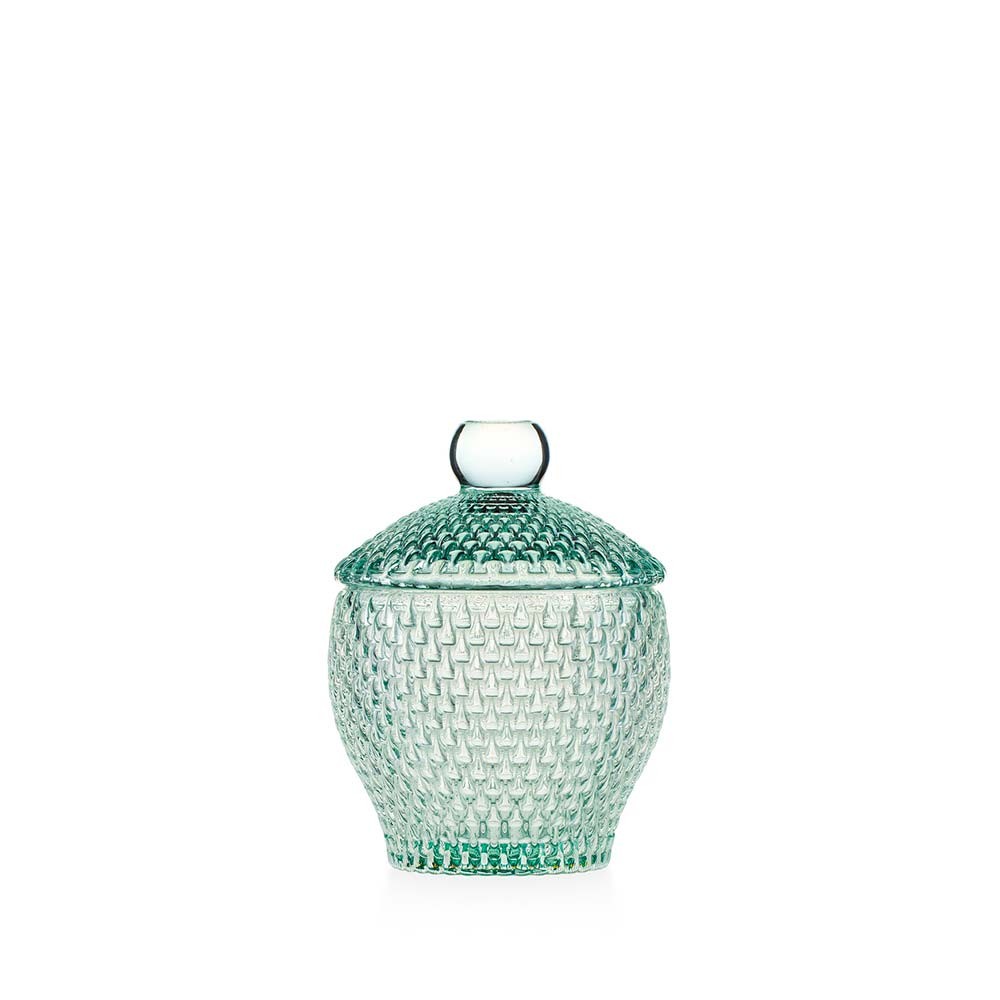 Scatola Grande in Vetro Pressato Colorato 13.5 cm - Emò