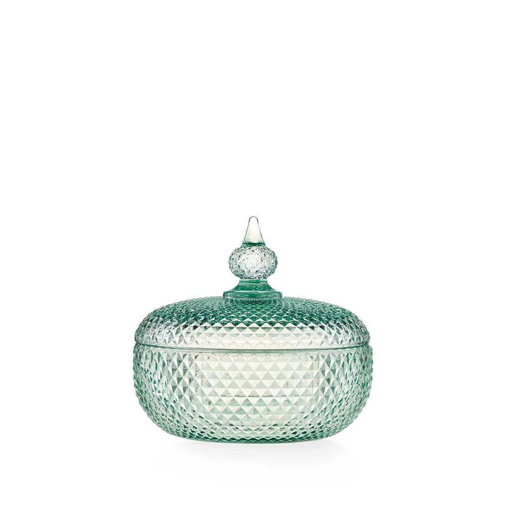 Scatola Decorativa in Vetro Pressato Collezione Convivium 14 cm - Emò