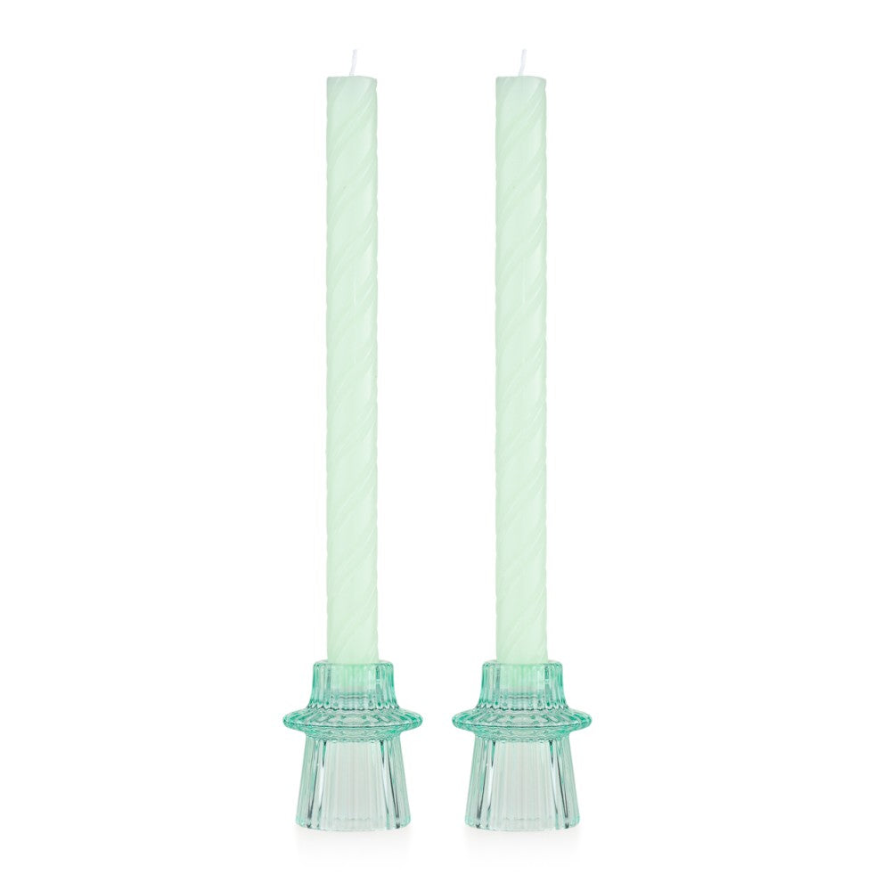 Coppia di Candelieri con Candela Linea Essence 7 h cm - Emò