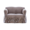Copridivano 2 Posti  100% Cotone Modello Stretch – Blanc Mariclò