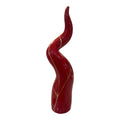 Corno in Porcellana di Capodimonte con Crepe 52 h cm - Porcellane Sbordone