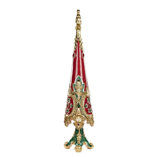Obelisco Decorativo con Dettagli Gioiello 93 cm