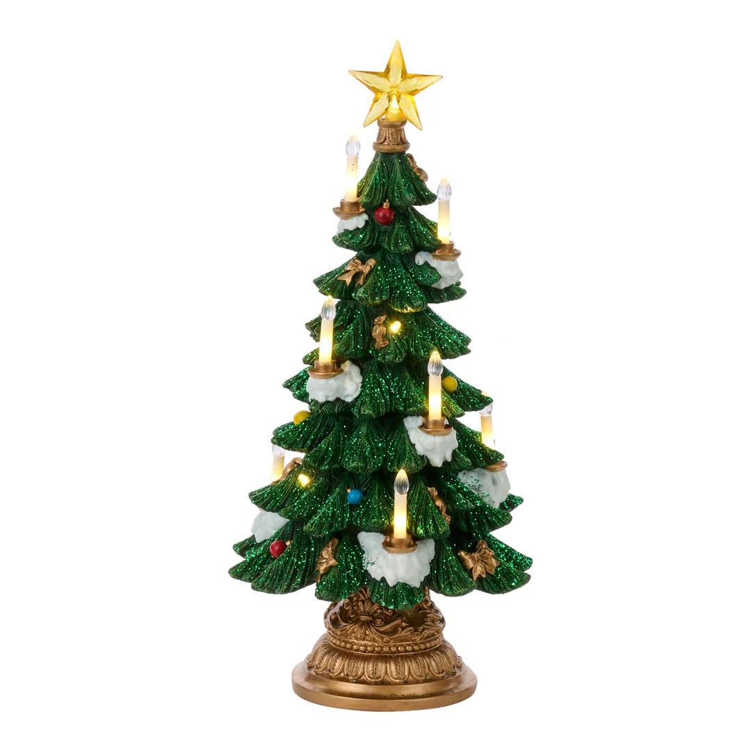 Albero di Natale in Resina con Candele LED 46 cm - Goodwill