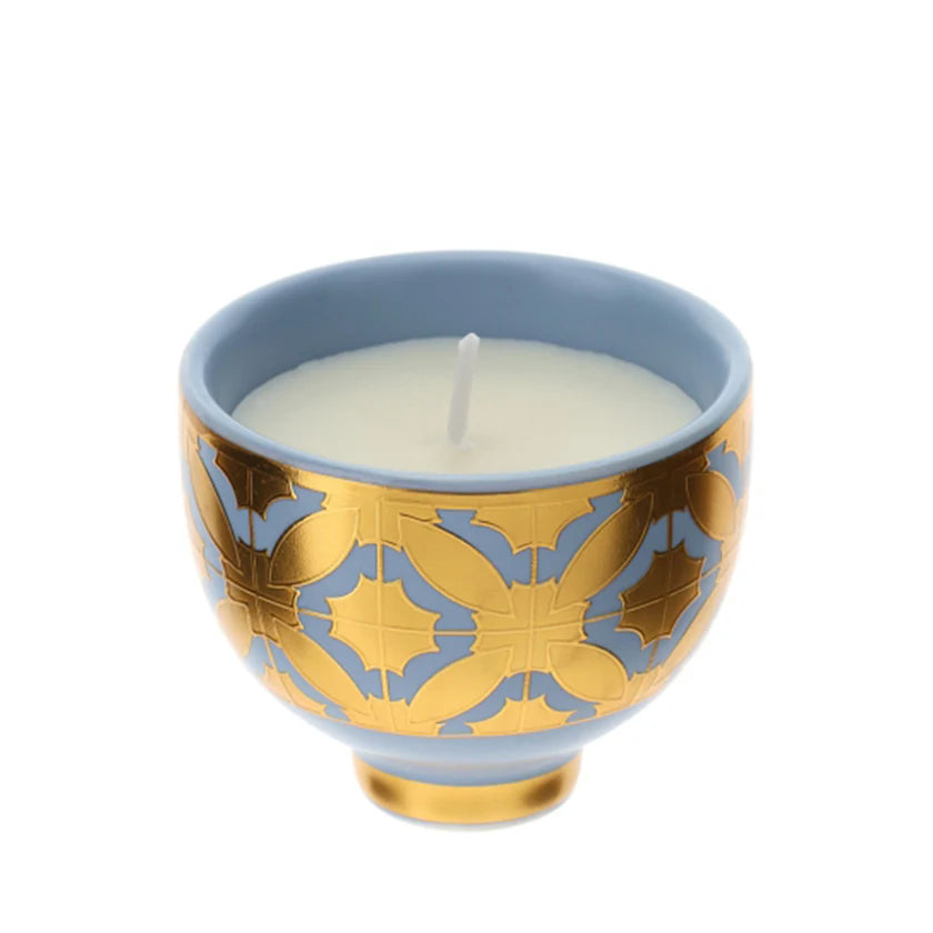 Candela Profumata Tea Light in Vetro Decorato - Linea Byzantium