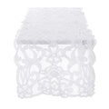 Runner  in Cotone con Pizzo 50x150 - Blanc Mariclò