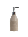 Dispenser in Ceramica Avorio con Incisione “BATH”  – Blanc MariClò