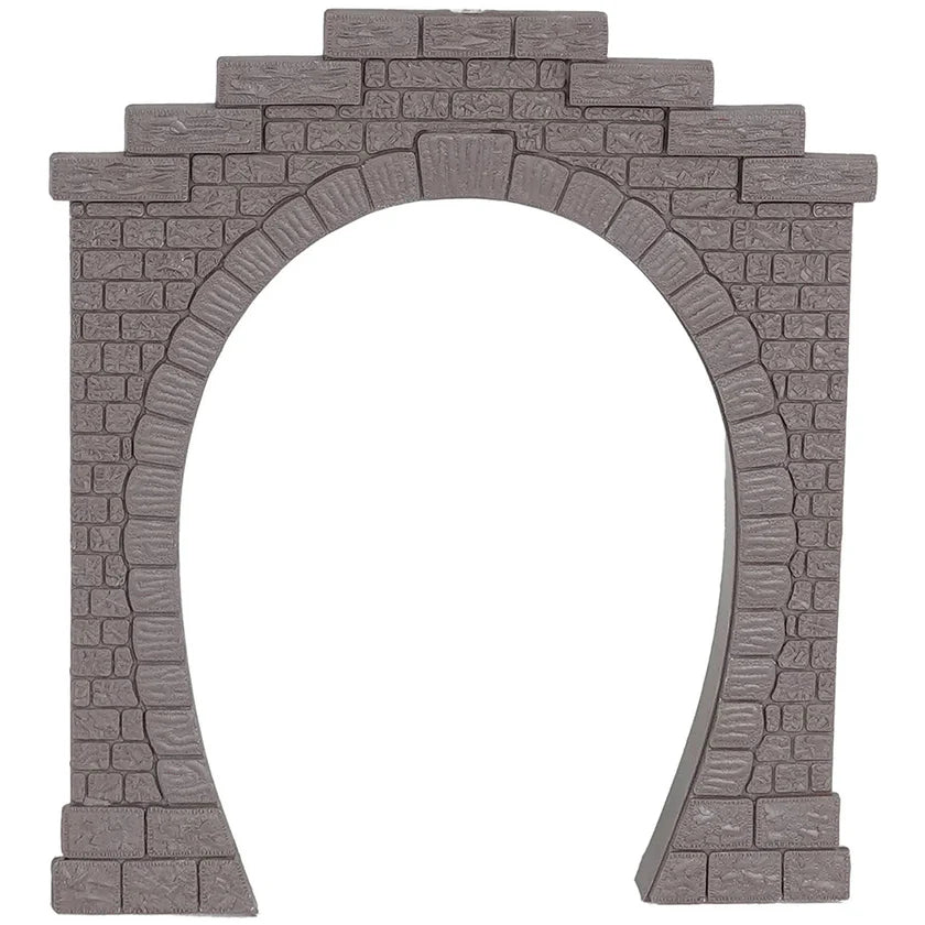 Set 2 Portali Tunnel Grigi per Treno  Scala 1:87 (13×1,5×18 cm) – My Village