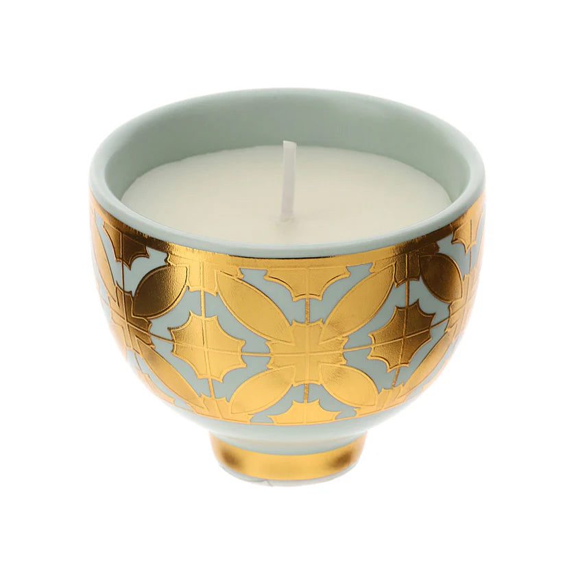 Candela Profumata Tea Light in Vetro Decorato - Linea Byzantium