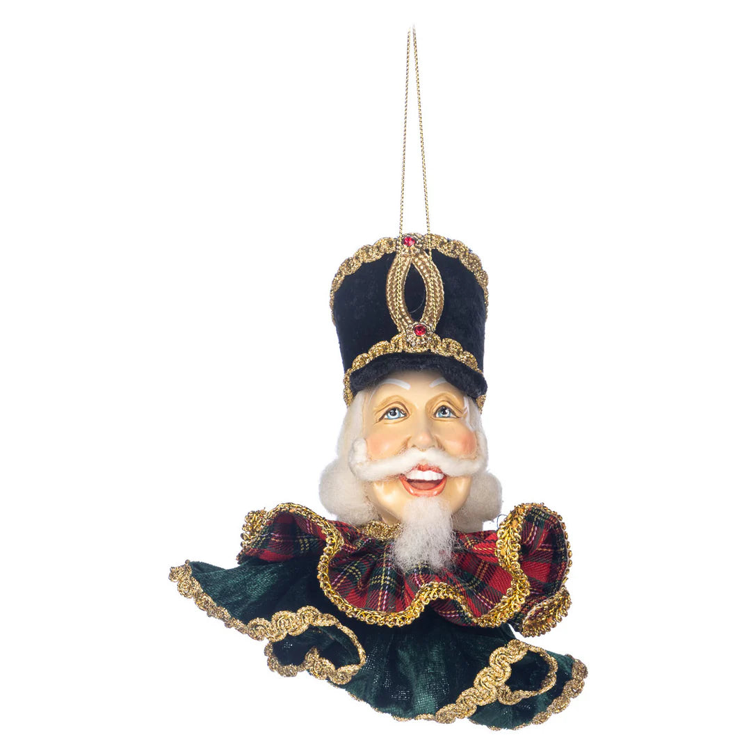 Decorazione per Albero con Testa di Schiaccianoci in Resina 18 cm – Goodwill