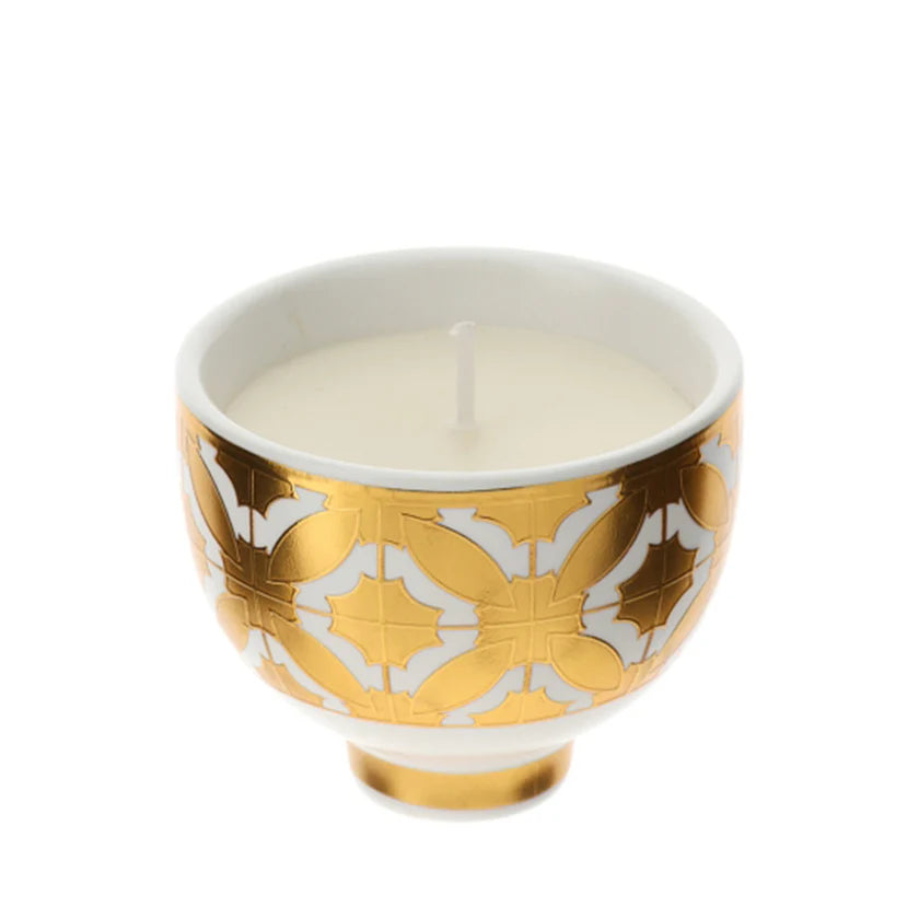 Candela Profumata Tea Light in Vetro Decorato - Linea Byzantium
