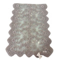 Runner in Pizzo con Decori Floreali Fango 110x43 cm - Fiori di Lena