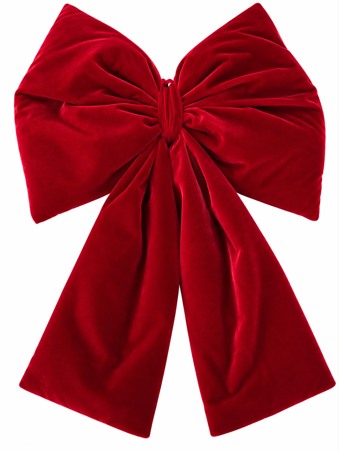 Fiocco in Velluto Bordeaux 55 cm - Fiori di Lena