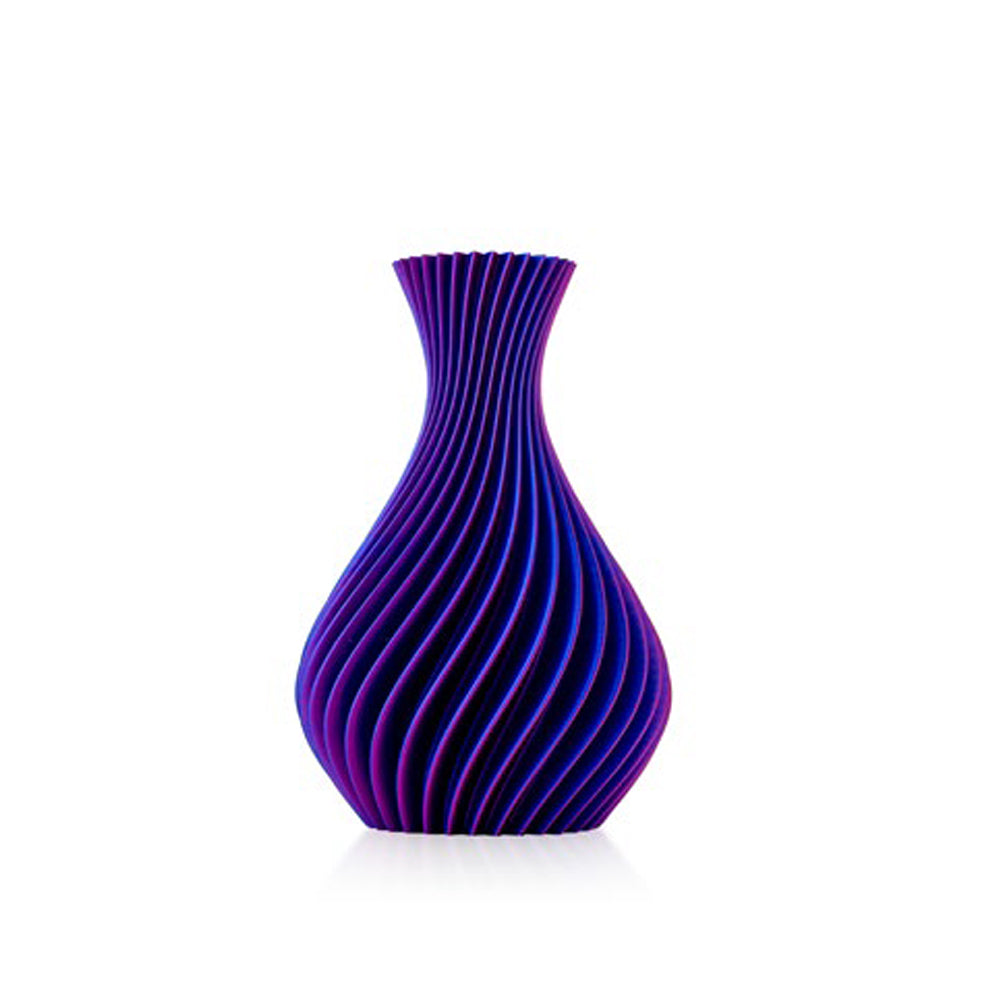 Vaso in Polimero con Effetto Plissettato 25 h cm - Madrhelen