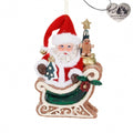 Decorazione Albero Gingerbread Santa Claus su Slitta 14 cm - Goodwill