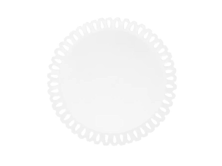 Piatto Torta Traforato in Porcellana Bianca  Ø 34 cm - La Porcellana Bianca