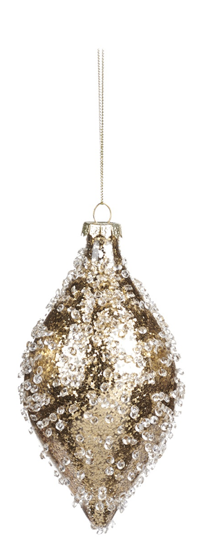 Sfera Albero Oro Varie Forme 8 cm